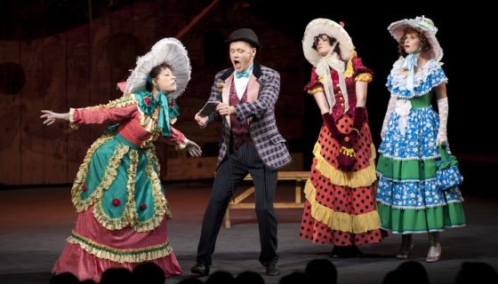 Спектакль «За двумя зайцами»